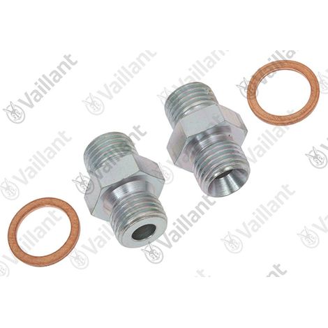 VAILLANT Manguito, Set a 2 piezas VKO 156+256+356/3-7 u.w. Vaillant-Nr. , 0020021168