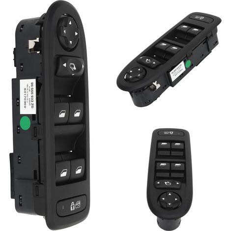 Commande de Vitre Electrique 96644915 pour Citroën / Peugeot - Interrupteur Vitre Conducteur (1/5)