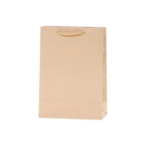 Bolsa Kraft de 90 g, 16x16x8 cm, roseta mediana