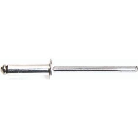 DEGOMETAL - 100 Rivets aveugles standards Alu/Acier Tête Ronde Standard 4X12 - 103 140 121