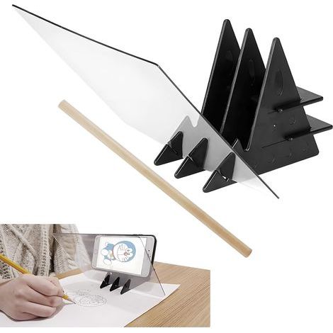 Proiettore ottico per disegno, lavagna ottica per disegno, lavagna riflettente per disegno, tavoletta grafica acrilica di alta qualità per bambini e principianti, strumento di supporto per il disegno (1/5)
