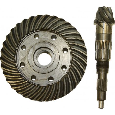 Set coppia conica differenziale anteriore tosaerba Shibaura CM214, 322050980