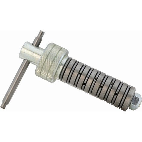 Boulon de serrage GRIP-ON pour tables perforées de Ø 28 mm avec verrouillage total.
