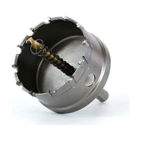Bi-Metal Hole Saw, 48mm Industrial Grade Stainless Steel TCT Carbide, High Speed ​​Steel Metal Alloy Hole Saw for Metal, Aluminum Alloy, Plastic, Wood (1/5)