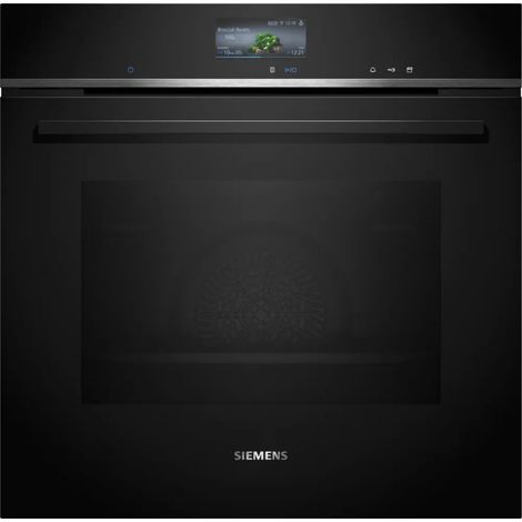 Siemens – Four à vapeur encastrable 60x60 cm HS736G1B1 – Classe A+ – 21 modes de cuisson – Écran tactile TFT – Technologie fullSteam Plus 120°C