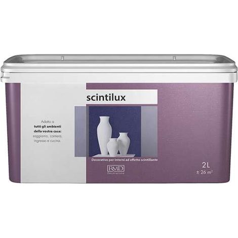 RMD - SCINTILUX PITTURA DECORATIVA COLORE PAPAVERO 2 LT