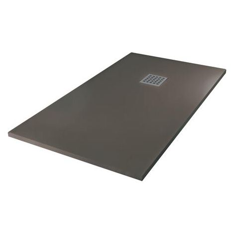 ONDEE ZEN - Receveur NOLA - Découpable - 80x160cm - Résine - Gris anthracite - Extra-plat