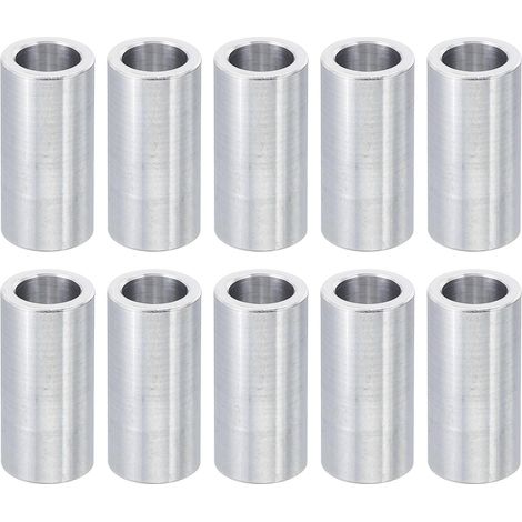 Entretoises En Aluminium M8, Lot De 10 Entretoises En Métal En Aluminium, 8,2 mm ID x 12 mm OD x 25 mm De Longueur, Entretoise En Aluminium Pour Vis De 5/16" Ou M8 (1/5)