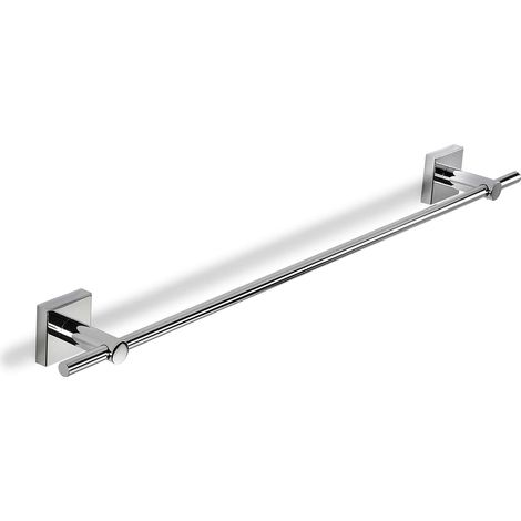 Croydex Flexi-Fix Bathroom Towel Rail, Chrome, 70cm Length - Chester  (1/5)