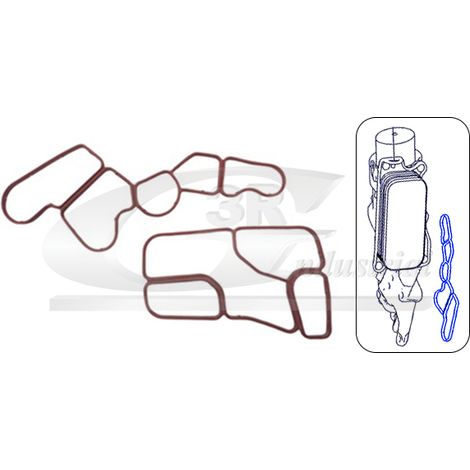 3RG 76504 KIT JUNTAS INTERCAMBIADOR (2PCS)