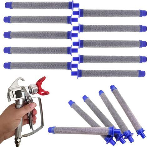 Filtre de Pulvérisateur Sans Air. Pack de 10. 60. Compatible avec les Modèles SG2. SG3. Fixation Pousser-Sur. (1/5)