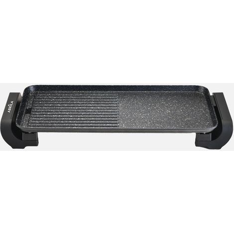 Plaque de cuisson et gril Tokachi 1800W noir céramique antiadhésive