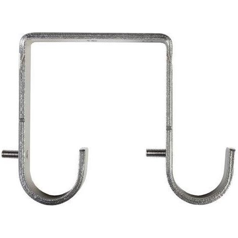 Supporto soffitto doppio Cromo satinato (1/2)