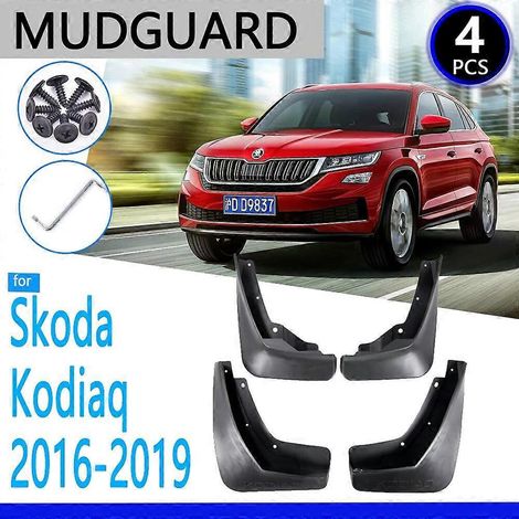 Garde-boue compatibles avec Skoda Kodiaq 2016-2019 (2017-2018) - Accessoires auto - Bavettes - Pièces de rechange (1/5)