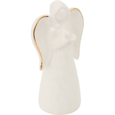 Angelo di natale in ceramica, altezza 11 cm - Atmosphera créateur d'intérieur (1/2)