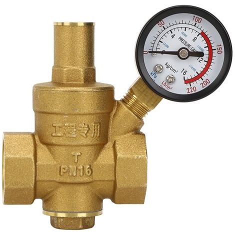 Vanne de régulation de pression d'eau, adapté à la plupart des équipements d'eau du robinet (1/5)