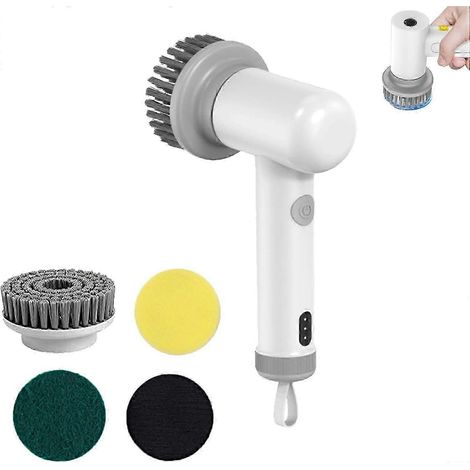 Brosse rotative électrique AURA, brosse rotative multifonctionnelle, idéale pour la cuisine, l'évier et la salle de bain. (1/5)