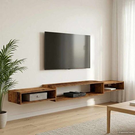 Mueble de TV Montado en la Pared Montada en la pared