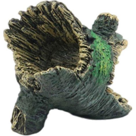 Figurine d'arbre sous-marin en résine représentant un bois mort, idéale pour cacher poissons et crevettes. (1/5)