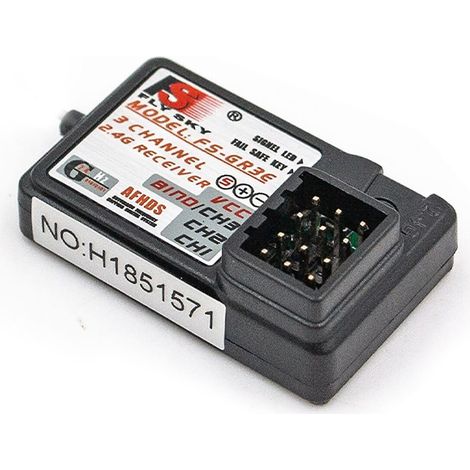 Stück Flysky FS-GR3E AFHDS 2,4 GHz 3-Kanal-Empfänger für FS-GT2, FS-GT2B, FS-GT3B, FS-GT3C, FZ-IT4S RC-Autos und -Boote