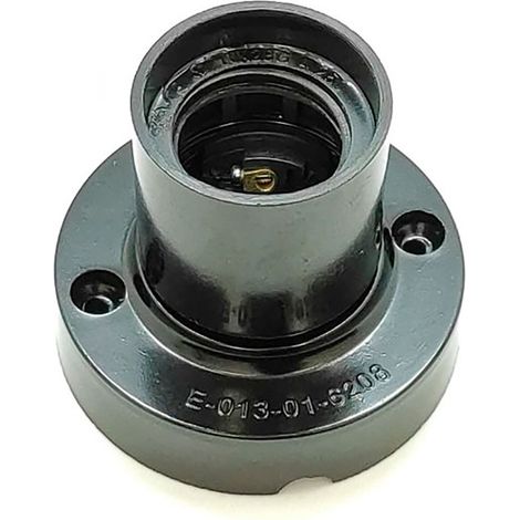 Douille E27 Surface Noire Fixation De Surface, Culot E27 - F-line