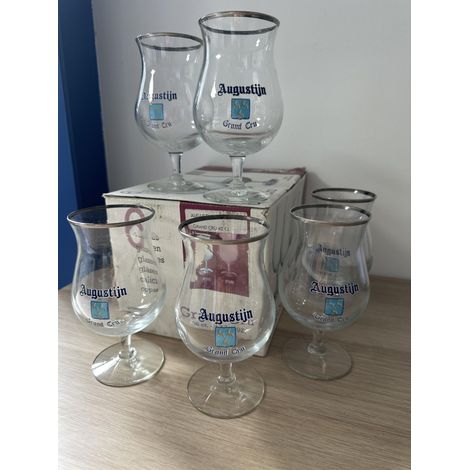Lot de 6 verres à bière Augustijn - 42 cl - Neufs