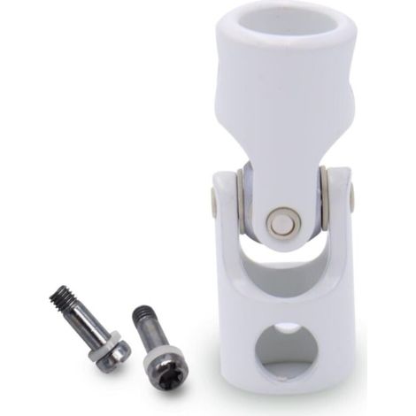 – Grenouillère manivelle volet roulant Ø12mm – Acier zingué passivé – Entrées femelles Ø12mm – Fixation avec vis M5 incluses (1/3)