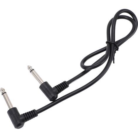 Câble pour pédale d'effet, connecteur 6,35 mm, câble auxiliaire pour guitare, câble audio pour microphone, amplificateur et table de mixage (1/5)