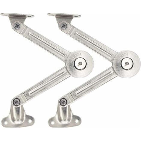 Set of 2 compasses with damping system for kitchen cupboard lift door flaps (1/5)