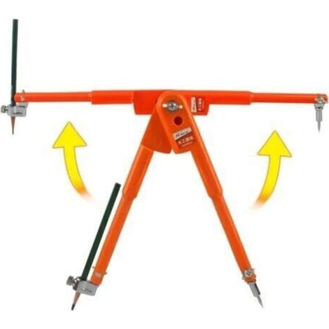 90 cm Durchmesser Zeichen- und Messlehre, Distanzzirkel, Holzbearbeitungs- und Bastelwerkzeug, P-S