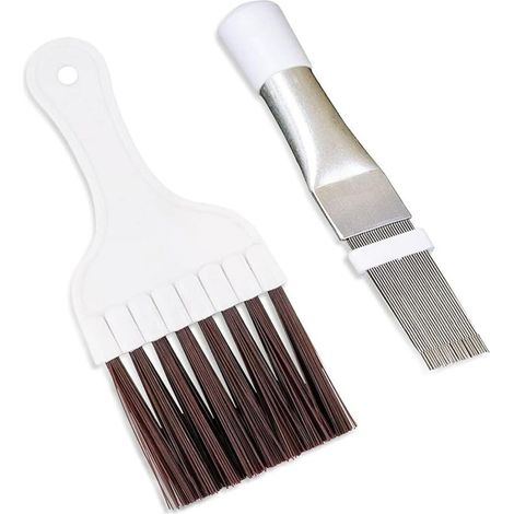 Set aus 2 Nettoyage-Broschen, Reinigungsfilter, Nagelreparatur, rostfreiem Stahl, Kühlschrank mit Klimaanlage (1/5)