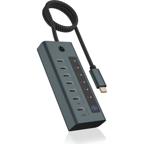 ICY BOX USB 3.2 HUB IB-HUB1457-C31 7Port.