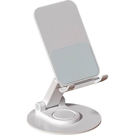 Lntyq Support Téléphone Réglable Support Bureau - Pliable Support Dock pour iPhone 15 Pro Max Plus, 14/13/12/11 Pro Max Plus Mini, XS XR X 8 7, Samsung S10 S9, Huawei, d'autres Smartphones
