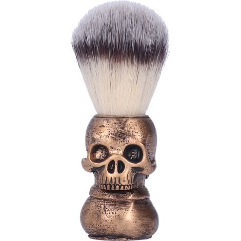 Set de rasage homme - Brosse à barbe portable en mousse, outil de nettoyage facial pour salon, brosse à mousse visage homme. (1/5)