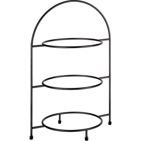 support de service Industrial, étagère, support métallique pour 3 assiettes (1/3)