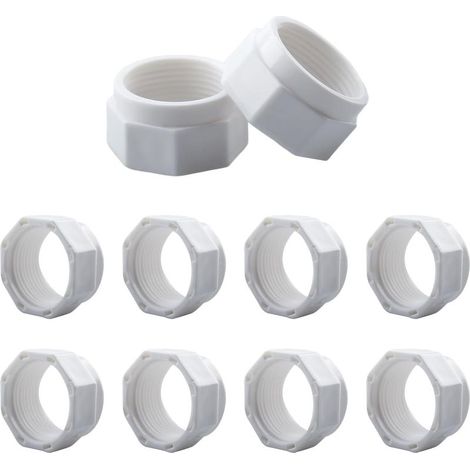 Écrou Tuyau D15 - Pour Nettoyeur Piscine - Compatible Zodiac Polaris 280 380 480 180 - Lot de 10 Pièces