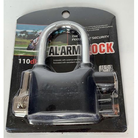 Cadenas universel étanche pour moto et vélo, avec alarme de sécurité (1/5)