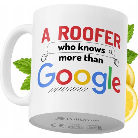 Lustige Kaffeetasse für Dachdecker mit witzigem Textdesign – ideal für Geburtstage, Namenstage, Feiertage und besondere Anlässe. Hochwertige Tasse für Zuhause, Büro und Arbeit. Farbe: Weiß, 330 ml.