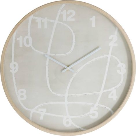 Orologio greta marrone d38cm - Atmosphera créateur d'intérieur