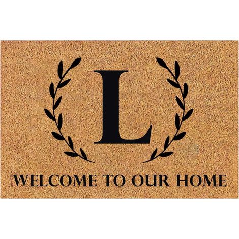 Tapis D'Entrée Extérieur - Caoutchouc Anti-Dérapant - 40 x 60 cm - Pour Porte d'Entrée, Porche ou Intérieur - 1 Pièce (1/4)