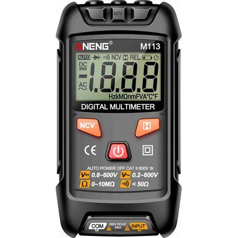 Multimètre M113 TRMS mini noir 1999 pts sans pile (1/5)