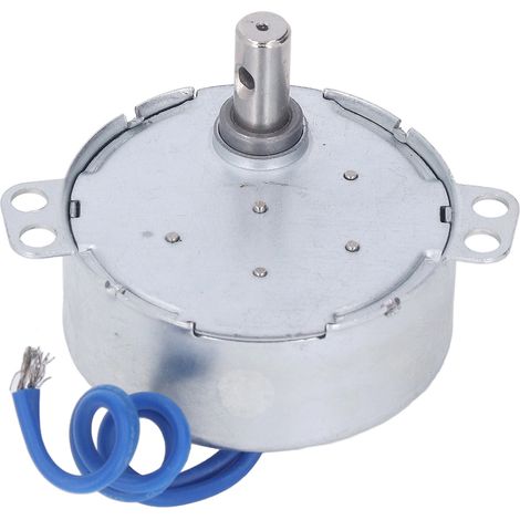 Moteur synchrone 2,5-3 tr/min, rotation antihoraire/horaire, faible consommation, moteur de plateau tournant à torsion élevée, 100-127 V CA (1/5)