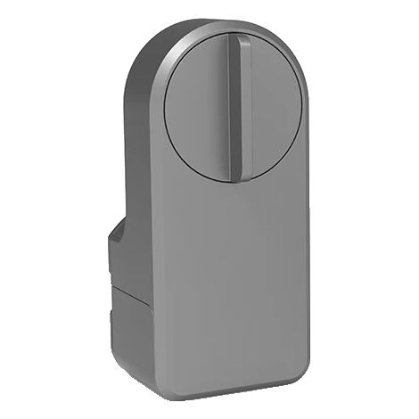 Serrure de porte électronique, accès par empreinte digitale, connectivité Bluetooth, A1 Ultra Gris (1/2)