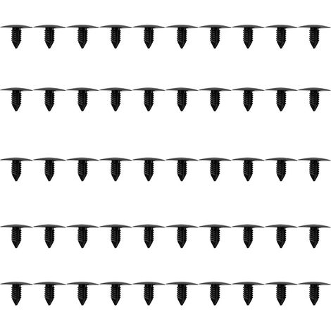 Clips de Fixation Passage de Roue pour Clio Scenic Megane Master Trafic Kangoo Duster SUV Logan de Protection Anti-éclaboussures en épicéa 7703077435 50pcs (1/5)