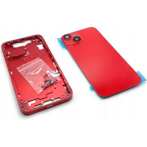 Pannello posteriore della scocca per Apple iPhone 14 rosso (1/4)