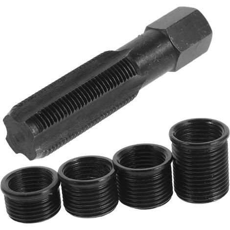Kit De Réparation Pour Filetage De Bougies Allumage Jeu Outils Avec Inserts Et Adaptateurs Pour Moteur (1/5)