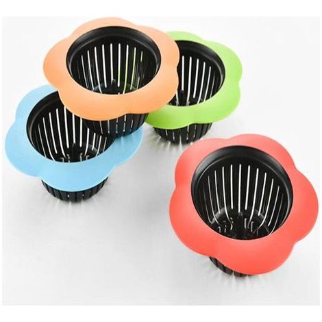 Filtre d'évier de cuisine en silicone - Filtre d'évier en plastique facile à nettoyer (1/5)