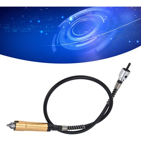Flexible Wellenverlängerung von 0,3 bis 6,5 mm für elektrische Bohrmaschinen, Schleifmaschinen, flexible Wellengriffe, universelles Bohrfutter geeignet für elektrische Bohrmaschinen, Rotationsschleifm (1/5)