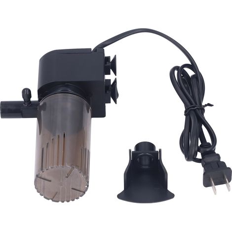 Filtre 3 en 1 pour aquarium, pompe à eau submersible 15 W, mini-filtre 220 V, pompe à air et oxygène (1/5)