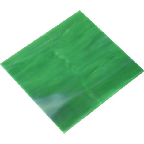 Plaque De Verre vitral Carreau De Mosaïque 3.9 Pouce x 3.9 Pouce Plaques De Verre vitral Vert Foncé Pour Artisanat DIY, Projet Artistique (1/5)